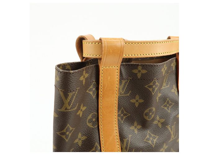 Borsa a tracolla Louis Vuitton Monogram Randonnee GM Brown M42244 - vista 14