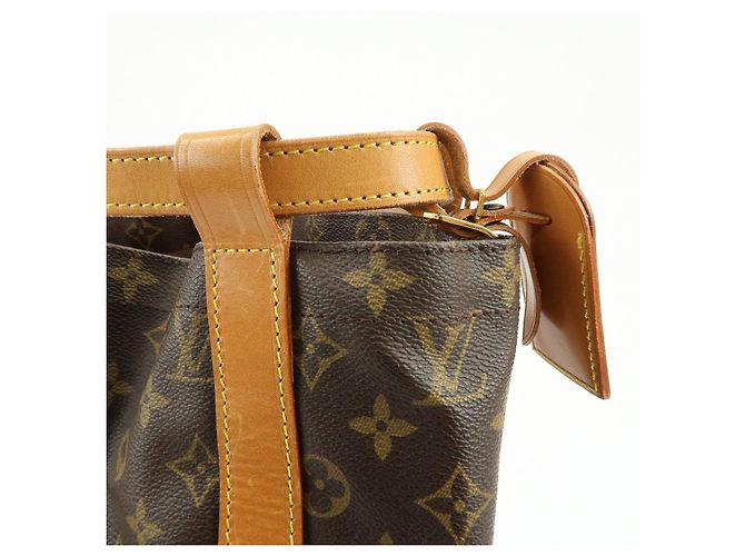 Borsa a tracolla Louis Vuitton Monogram Randonnee GM Brown M42244 - vista 15