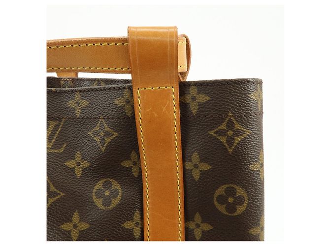 Borsa a tracolla Louis Vuitton Monogram Randonnee GM Brown M42244 - vista 17