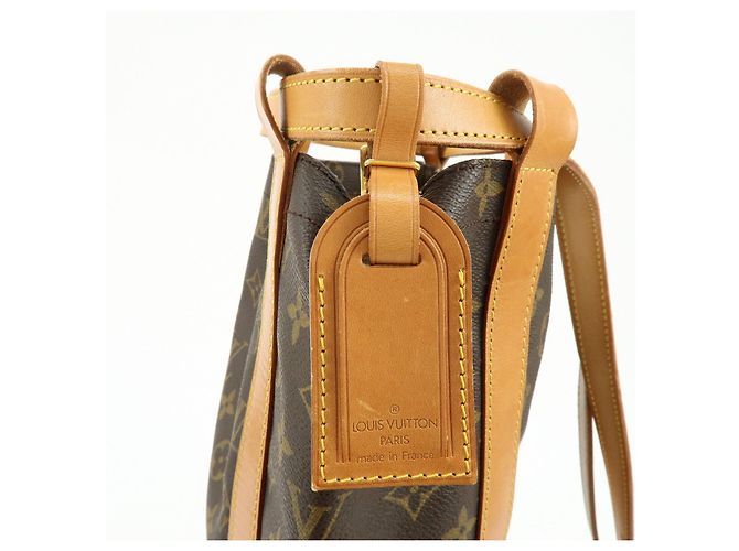 Borsa a tracolla Louis Vuitton Monogram Randonnee GM Brown M42244 - vista 19