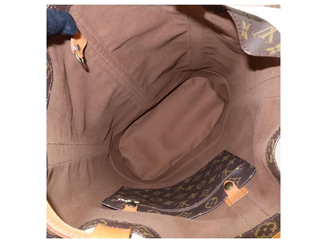 Borsa a tracolla Louis Vuitton Monogram Randonnee GM Brown M42244 - vista 20