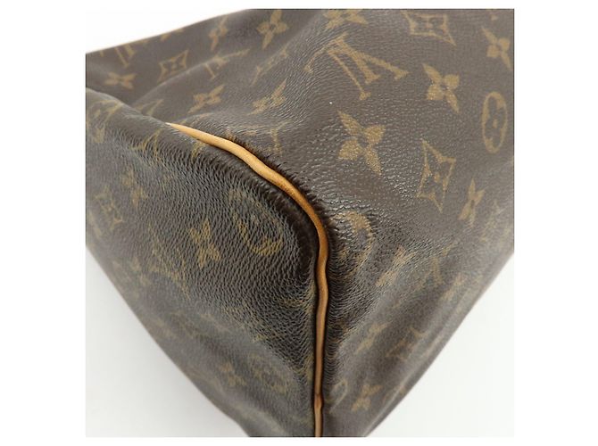 Borsa a mano Louis Vuitton Monogram Speedy 40 Borsa Boston Marrone M41522 - vista 13