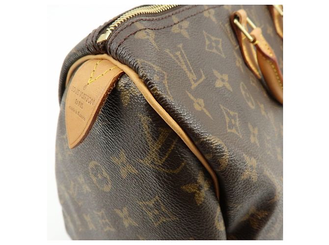 Borsa a mano Louis Vuitton Monogram Speedy 40 Borsa Boston Marrone M41522 - vista 14