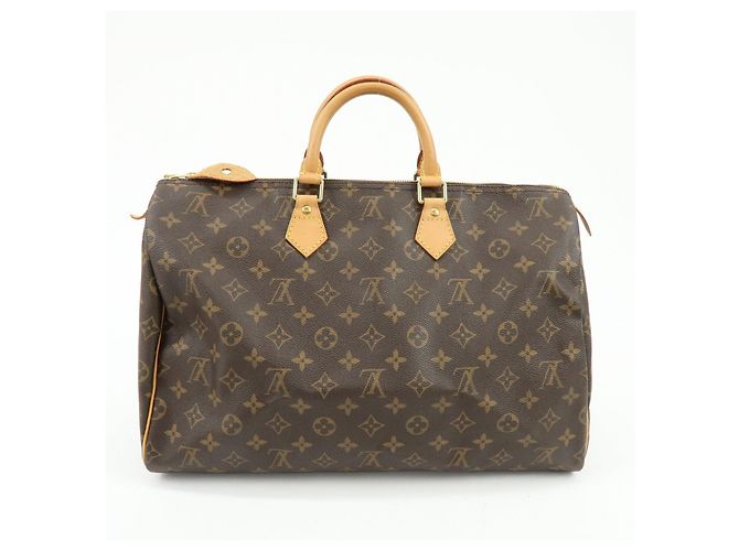Borsa a mano Louis Vuitton Monogram Speedy 40 Borsa Boston Marrone M41522 - vista 2