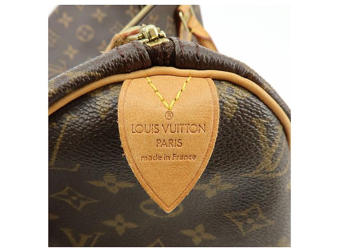 Borsa a mano Louis Vuitton Monogram Speedy 40 Borsa Boston Marrone M41522 - vista 23