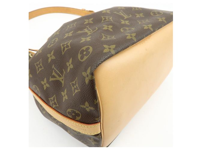 Borsa a tracolla Louis Vuitton Monogram Petit Noe Brown M42226 - vista 11
