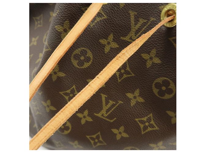 Borsa a tracolla Louis Vuitton Monogram Petit Noe Brown M42226 - vista 20