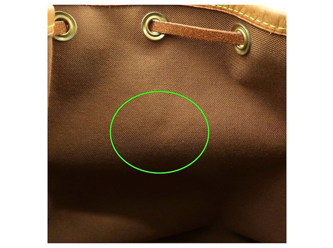 Borsa a tracolla Louis Vuitton Monogram Petit Noe Brown M42226 - vista 22