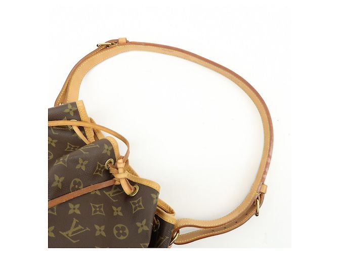 Borsa a tracolla Louis Vuitton Monogram Petit Noe Brown M42226 - vista 6