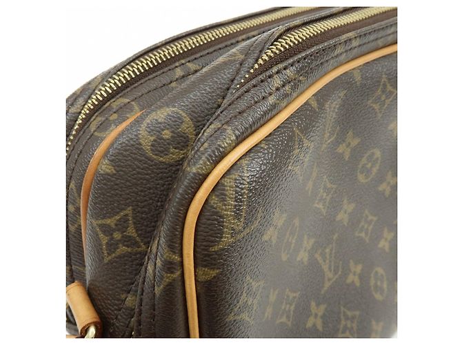 Borsa a tracolla Louis Vuitton Monogram Reporter PM Marrone M45254 - vista 15