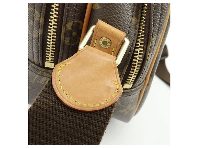 Borsa a tracolla Louis Vuitton Monogram Reporter PM Marrone M45254 - vista 8