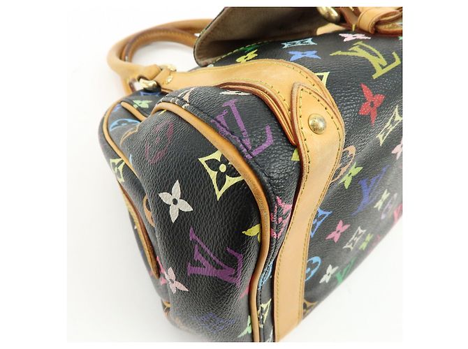 Borsa a mano Louis Vuitton Monogram Multicolor Priscilla Noir M40097 - vista 10