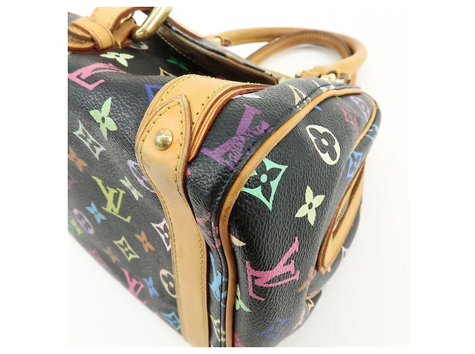 Borsa a mano Louis Vuitton Monogram Multicolor Priscilla Noir M40097 - vista 11