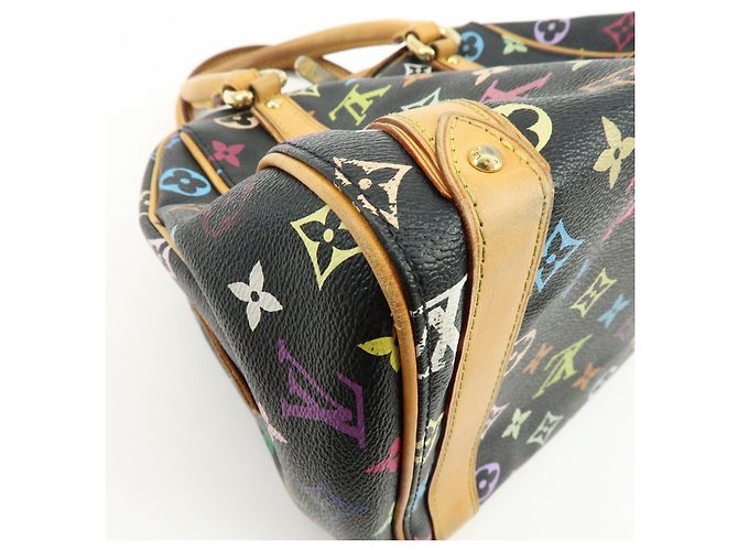 Borsa a mano Louis Vuitton Monogram Multicolor Priscilla Noir M40097 - vista 12