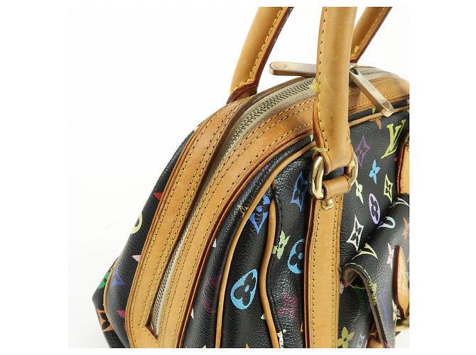 Borsa a mano Louis Vuitton Monogram Multicolor Priscilla Noir M40097 - vista 14