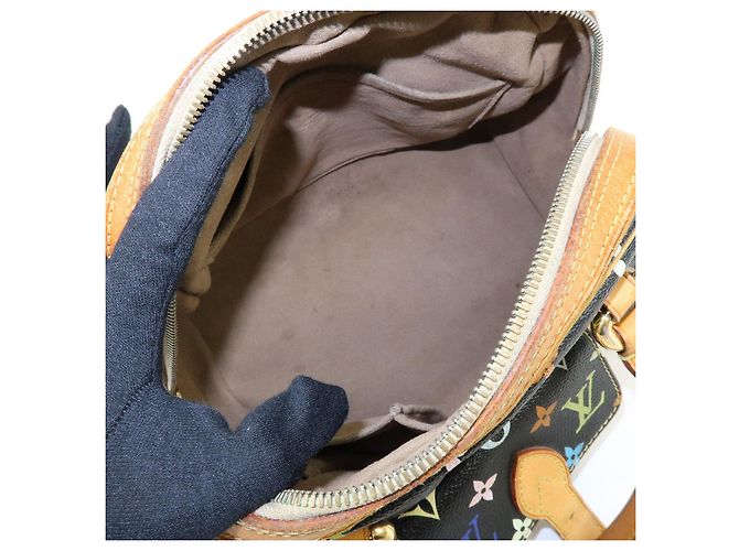 Borsa a mano Louis Vuitton Monogram Multicolor Priscilla Noir M40097 - vista 19