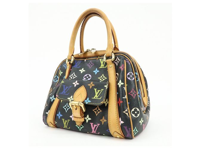 Borsa a mano Louis Vuitton Monogram Multicolor Priscilla Noir M40097 - vista 3