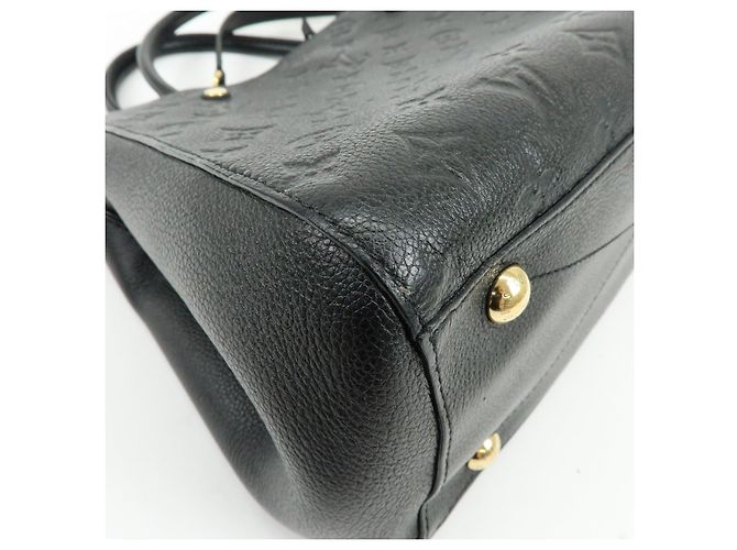 Louis Vuitton Monogram Empreinte Montaigne MM 2Way Hand Bag Noir M41048 - vista 12