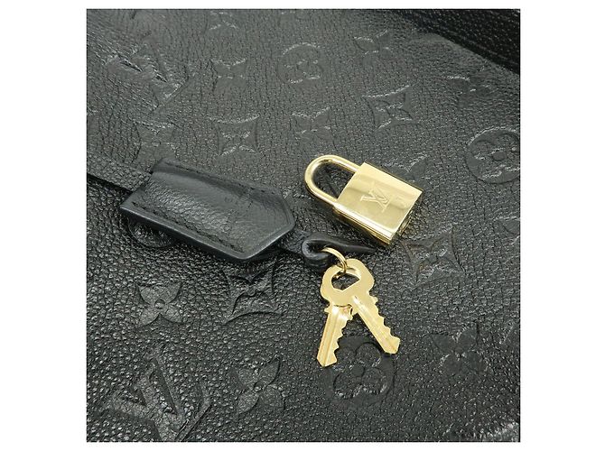 Louis Vuitton Monogram Empreinte Montaigne MM 2Way Hand Bag Noir M41048 - vista 16