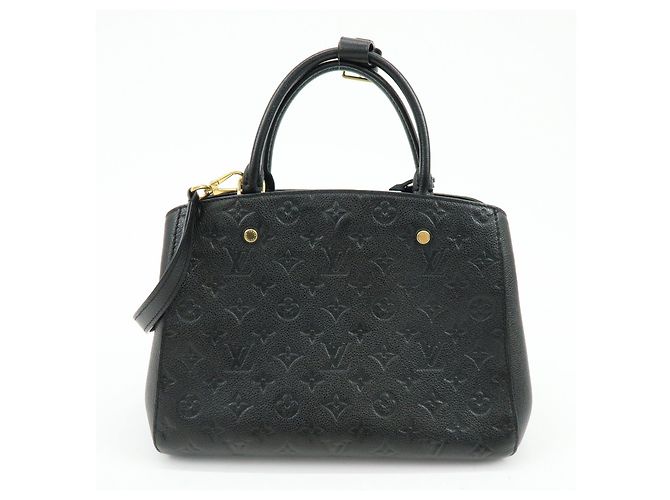 Louis Vuitton Monogram Empreinte Montaigne MM 2Way Hand Bag Noir M41048 - vista 2