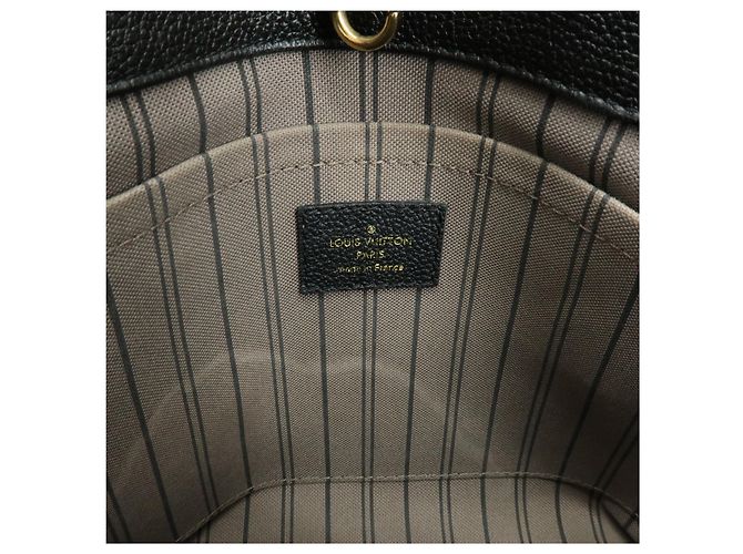 Louis Vuitton Monogram Empreinte Montaigne MM 2Way Hand Bag Noir M41048 - vista 23