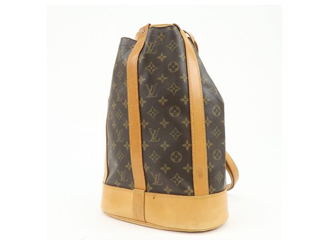 Louis Vuitton Monogram Randonnee PM Laundry Shoulder Bag Brown M42243 - vista 3