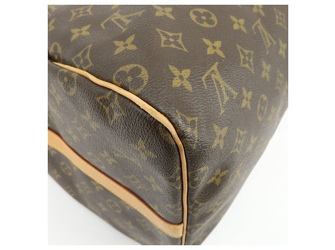 Louis Vuitton Monogram Keep All Bandouliere 55 Boston Bag Brown M41414 - vista 13