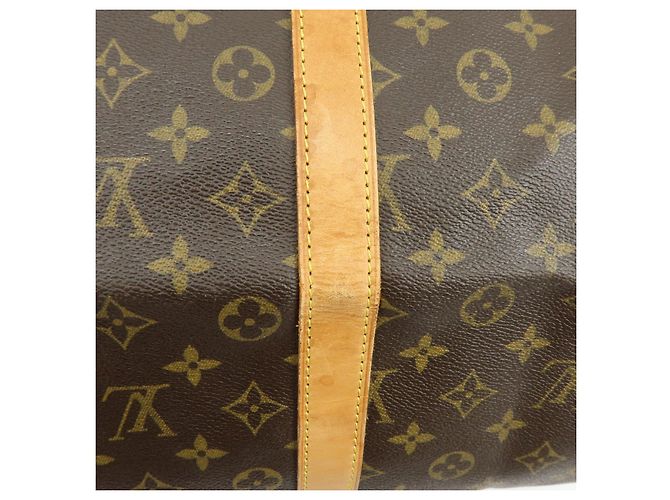 Louis Vuitton Monogram Keep All Bandouliere 55 Boston Bag Brown M41414 - vista 15