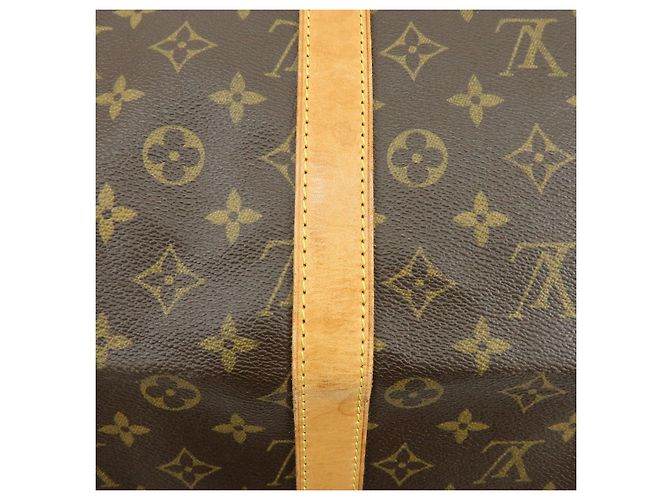 Louis Vuitton Monogram Keep All Bandouliere 55 Boston Bag Brown M41414 - vista 16