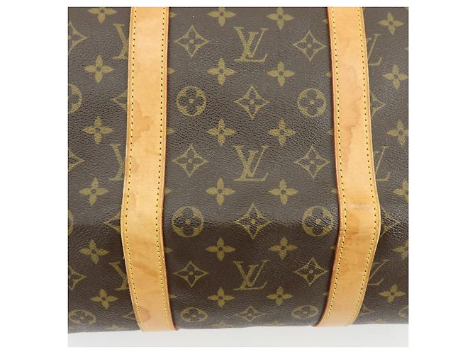 Louis Vuitton Monogram Keep All Bandouliere 55 Boston Bag Brown M41414 - vista 17