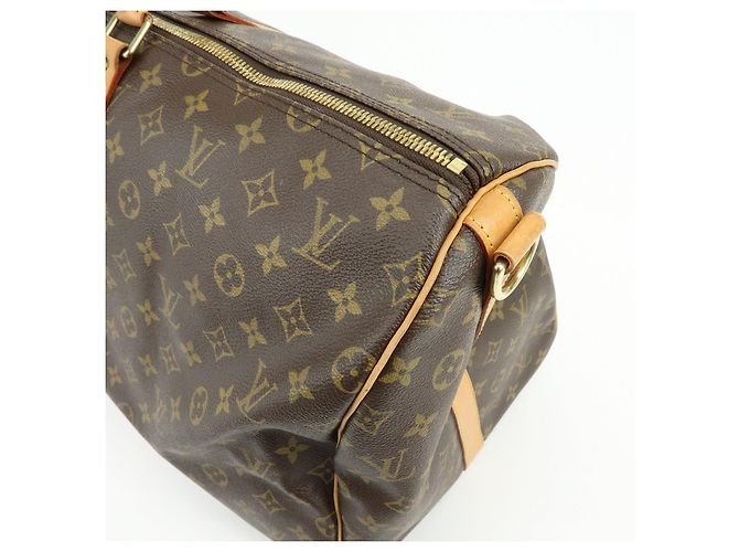 Louis Vuitton Monogram Keep All Bandouliere 55 Boston Bag Brown M41414 - vista 19