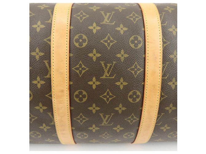 Louis Vuitton Monogram Keep All Bandouliere 55 Boston Bag Brown M41414 - vista 6