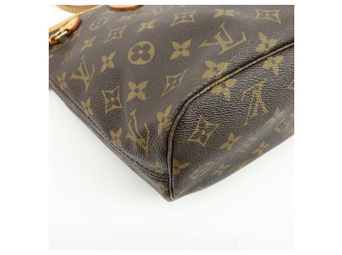 Borsa a Mano Louis Vuitton Monogram Neverfull PM Marrone M40155 - vista 11