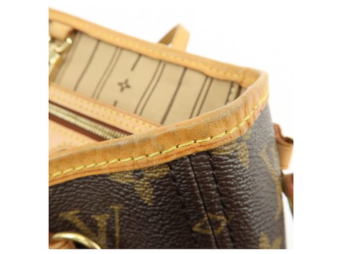 Borsa a Mano Louis Vuitton Monogram Neverfull PM Marrone M40155 - vista 17