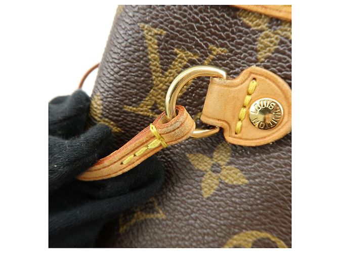 Borsa a Mano Louis Vuitton Monogram Neverfull PM Marrone M40155 - vista 18