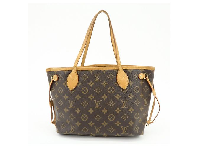 Borsa a Mano Louis Vuitton Monogram Neverfull PM Marrone M40155 - vista 2