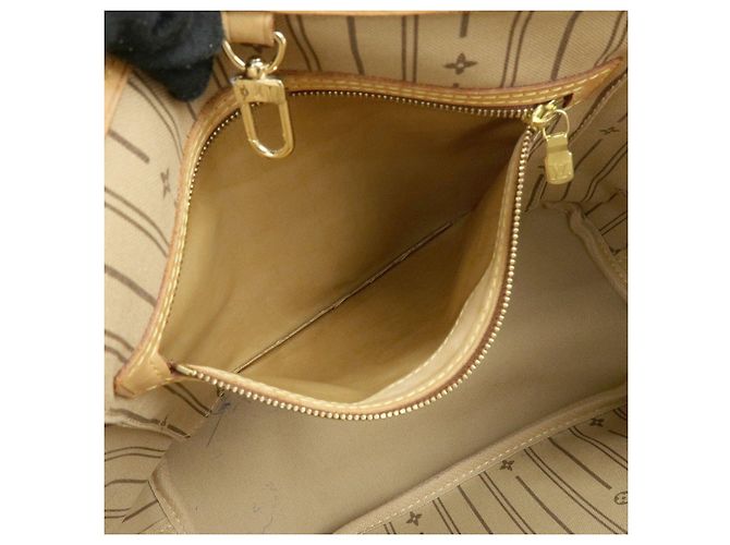 Borsa a Mano Louis Vuitton Monogram Neverfull PM Marrone M40155 - vista 20