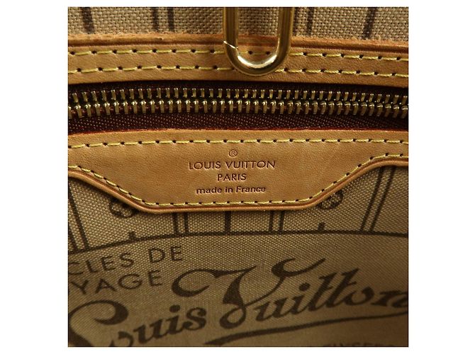 Borsa a Mano Louis Vuitton Monogram Neverfull PM Marrone M40155 - vista 22