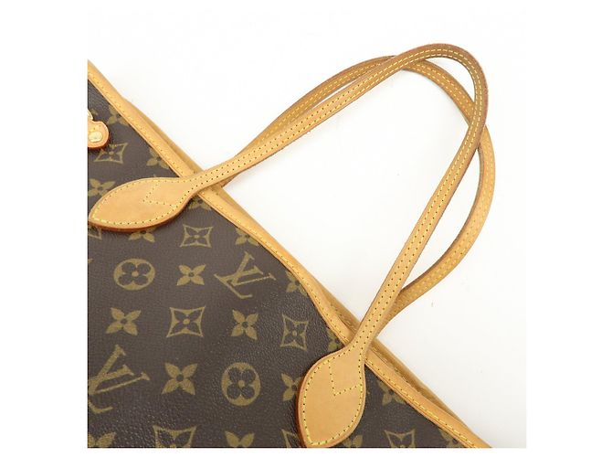 Borsa a Mano Louis Vuitton Monogram Neverfull PM Marrone M40155 - vista 6
