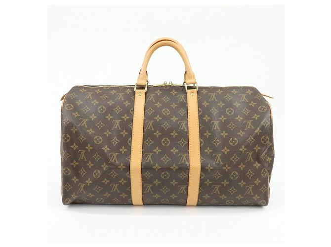 Louis Vuitton Monogram Keep All 50 Boston Bag Brown M41426 - vista 2
