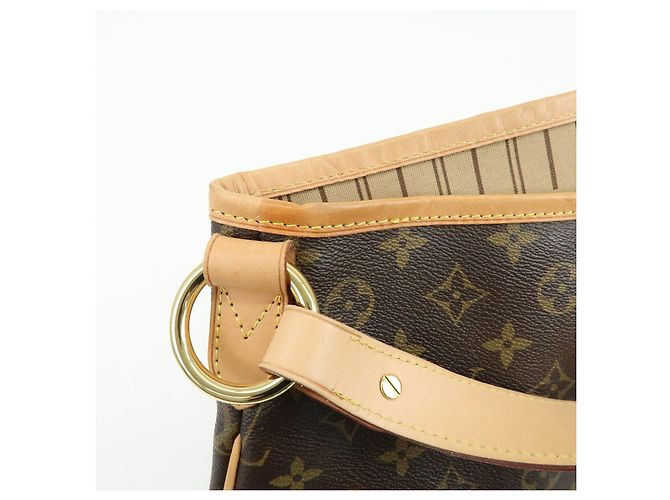 Borsa a tracolla Louis Vuitton Monogram Delightful MM Brown M40353 - vista 16