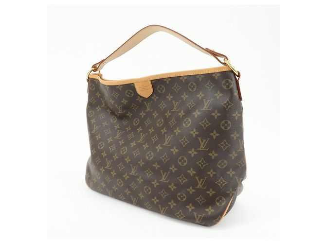 Borsa a tracolla Louis Vuitton Monogram Delightful MM Brown M40353 - vista 3