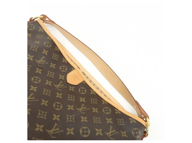 Borsa a tracolla Louis Vuitton Monogram Delightful MM Brown M40353 - vista 6
