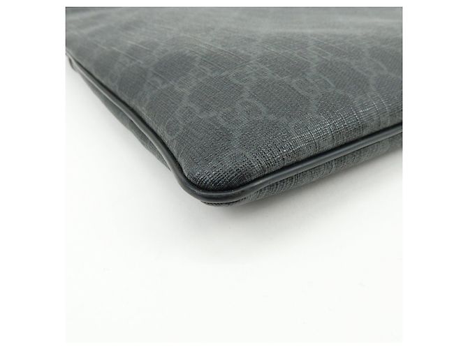 Borsa a tracolla e borsa a spalla GUCCI GG Supreme in pelle Nero 162904 - vista 12
