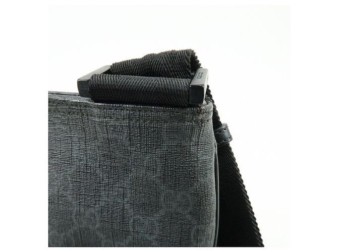 Borsa a tracolla e borsa a spalla GUCCI GG Supreme in pelle Nero 162904 - vista 14