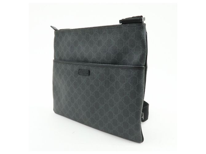 Borsa a tracolla e borsa a spalla GUCCI GG Supreme in pelle Nero 162904 - vista 3