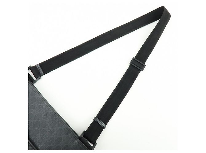 Borsa a tracolla e borsa a spalla GUCCI GG Supreme in pelle Nero 162904 - vista 6