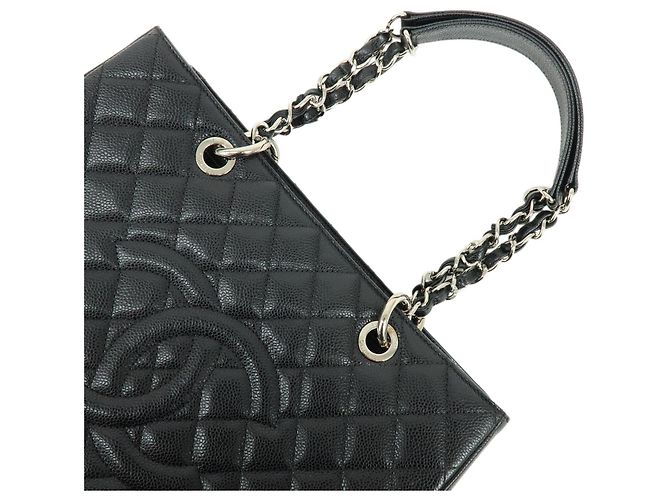 CHANEL GST COCO Mark Matelasse Caviarskin Chain Shoulder Bag A50995 - vista 4