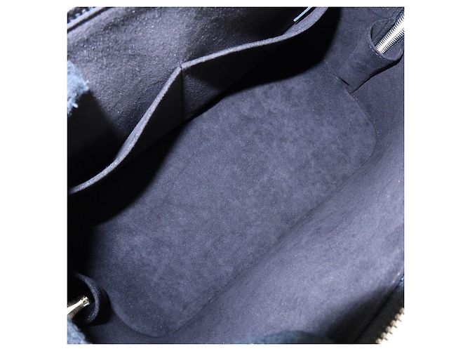 Borsa a mano Louis Vuitton Alma PM in pelle Denim Epi Blu M50835 - vista 10
