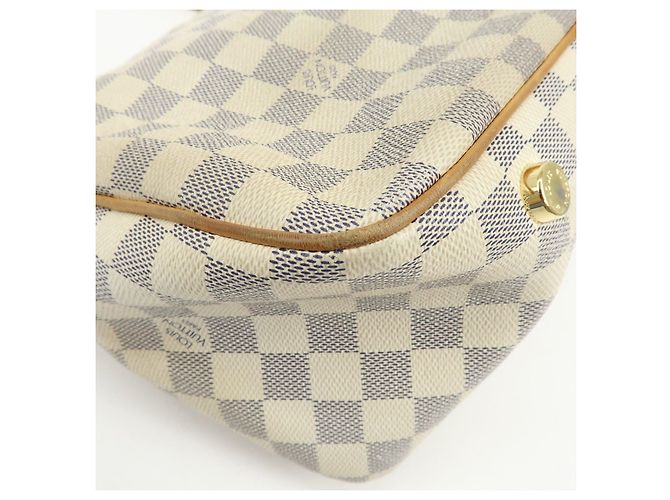 Borsa a Tracolla Louis Vuitton Damier Azur Canvas Figheri PM N41176 - vista 15